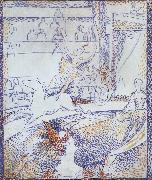 Georges Seurat Study for Circus France oil painting artist